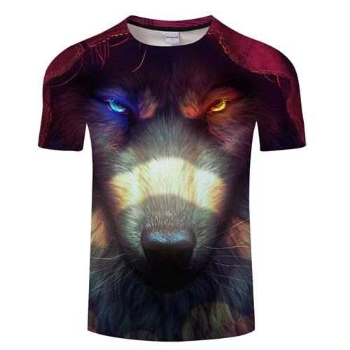 Hot and Cold Eyes Native American T Shirt LT10 - Wonder Print Shop