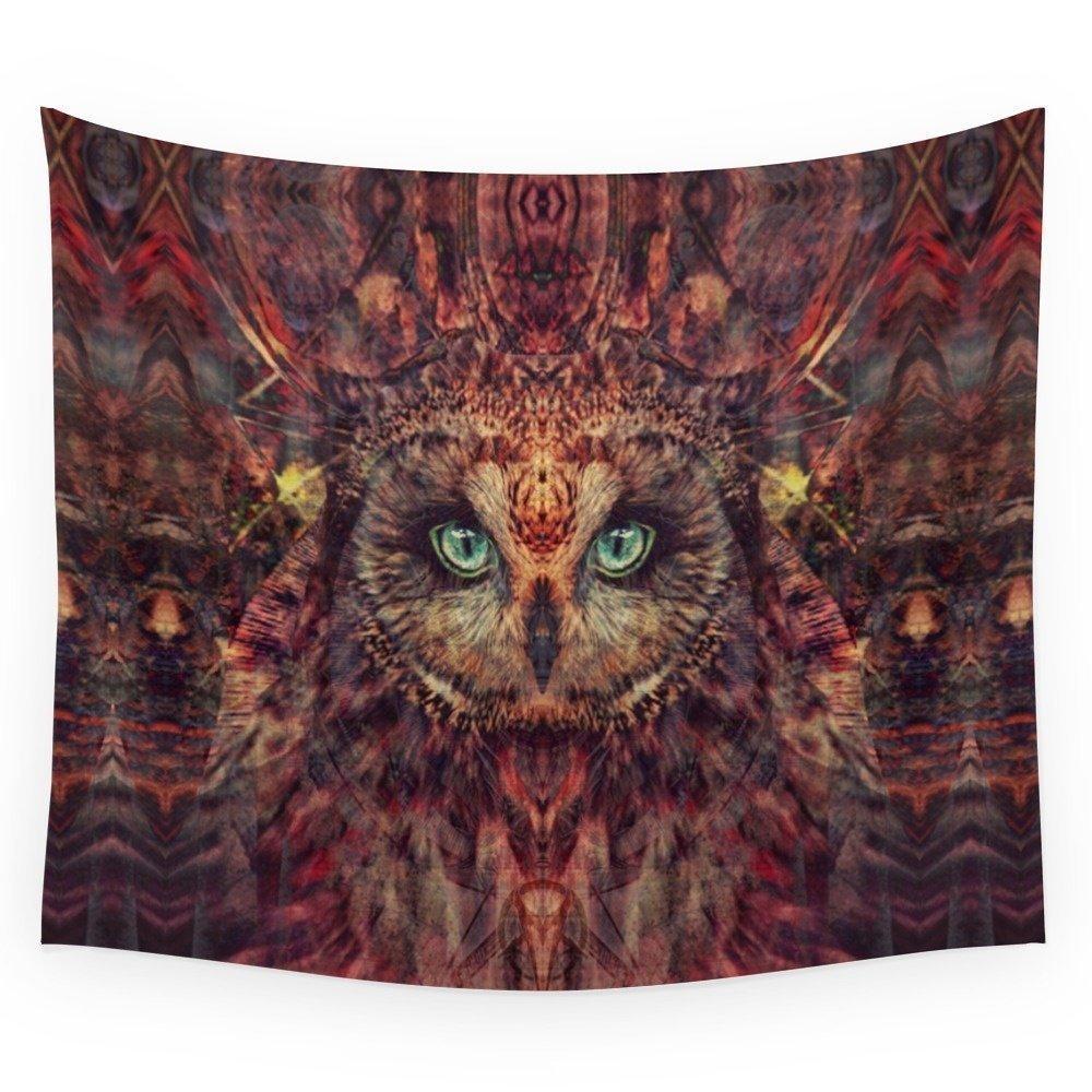 Mystic Owl Wall Hanging Tapestry Native American Design LT10 - Wonder Print Shop