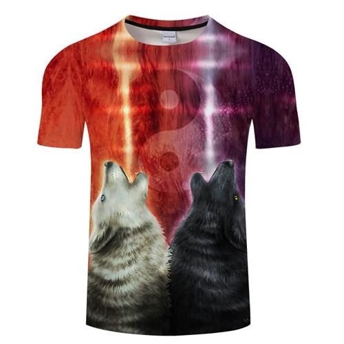 Wolf Lava 3D Native American T Shirt LT10 - Wonder Print Shop