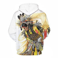 Pow Wow Dancer Native American Design 3D Hoodie LT10 - Wonder Print Shop