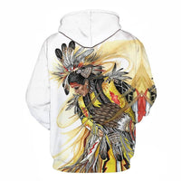 Pow Wow Dancer Native American Design 3D Hoodie LT10 - Wonder Print Shop