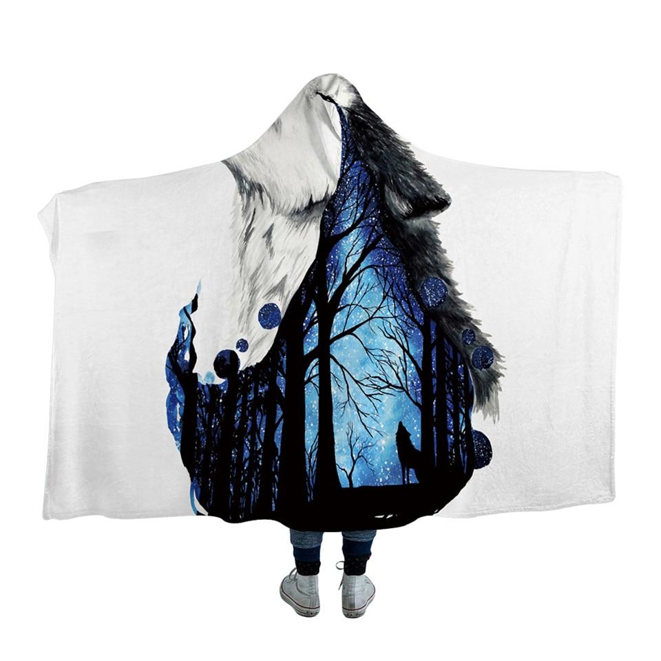 howling-wolf-native-american-design-native-american-design-hooded-blanket