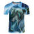 Wolf Blue Stream Native American T Shirt LT10 - Wonder Print Shop