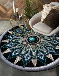 naumaddic-arts-black-native-american-design-round-carpet