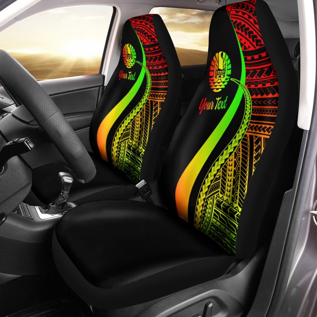 tahiti-custom-personalised-car-seat-covers-reggae-polynesian-tentacle-tribal-pattern