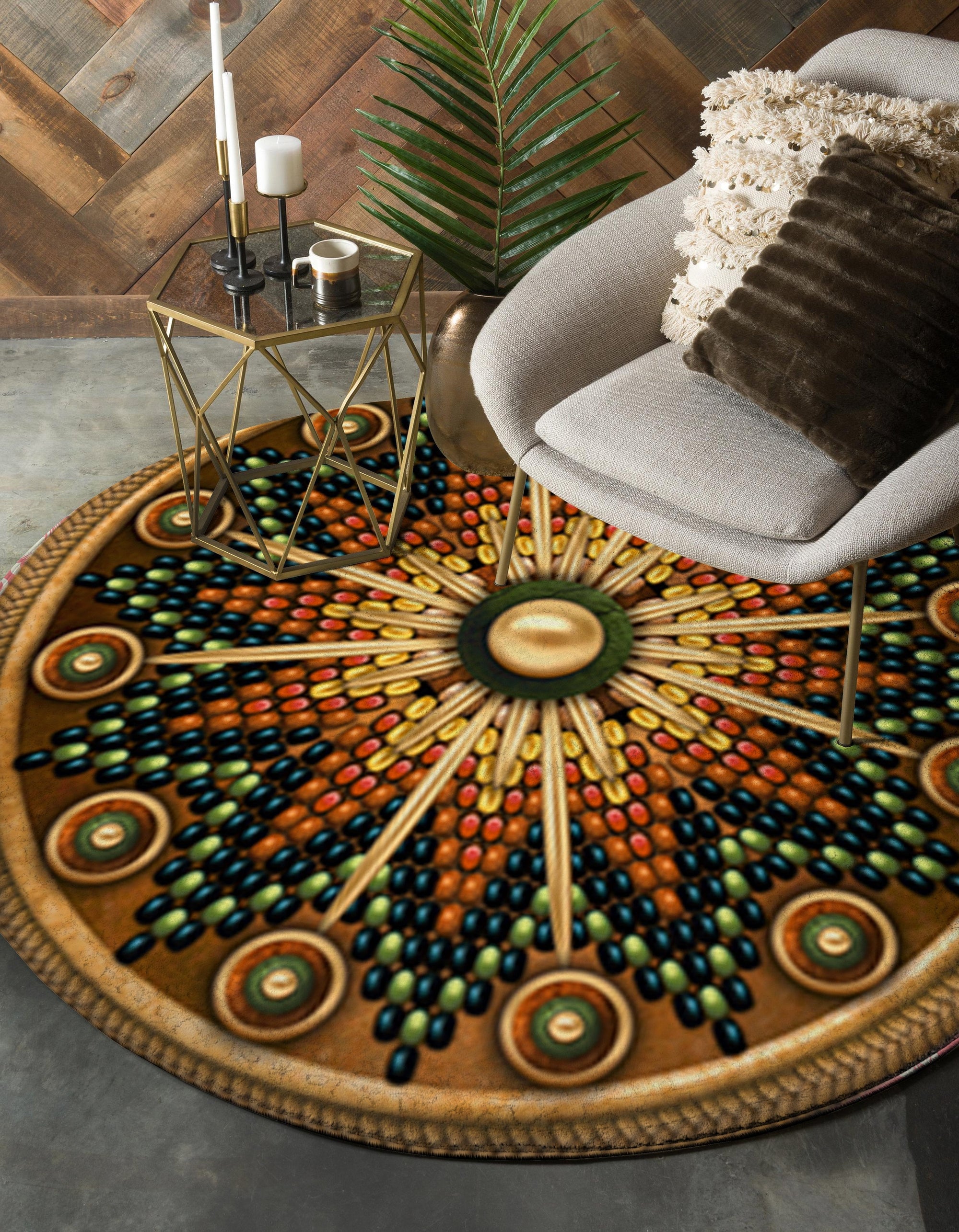 naumaddic-arts-brown-native-american-design-round-carpet