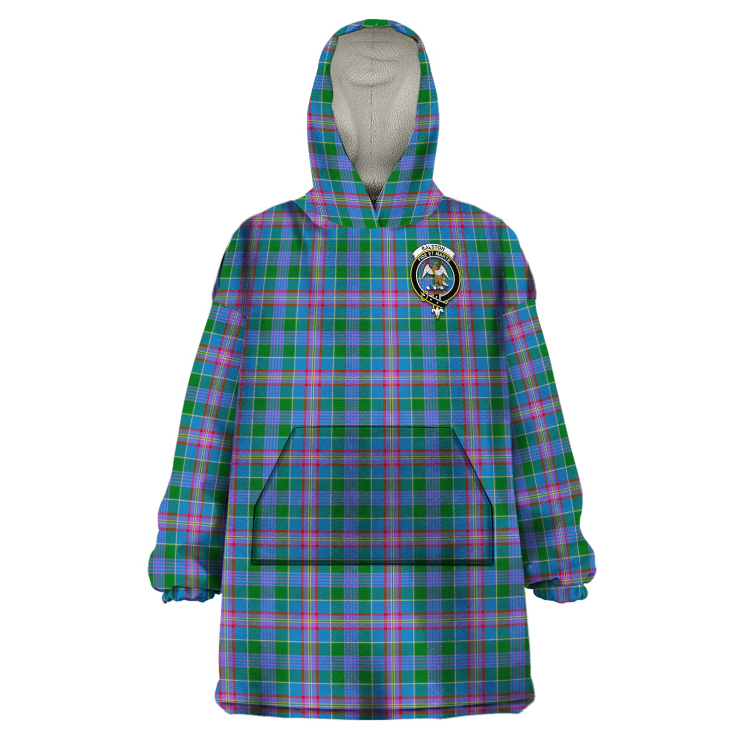 scottish-ralston-clan-crest-tartan-wearable-blanket-hoodie