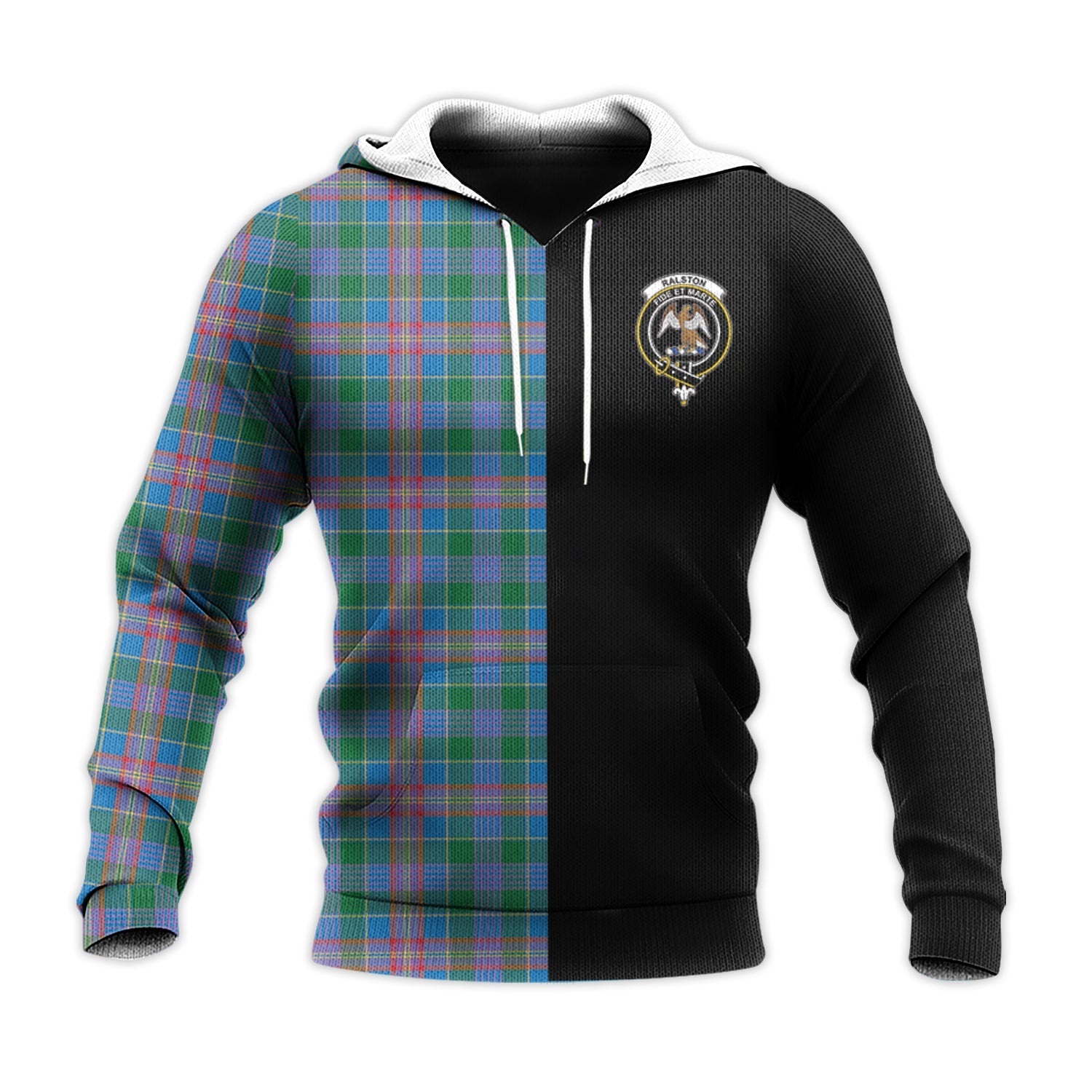 scottish-ralston-clan-crest-tartan-personalize-half-hoodie