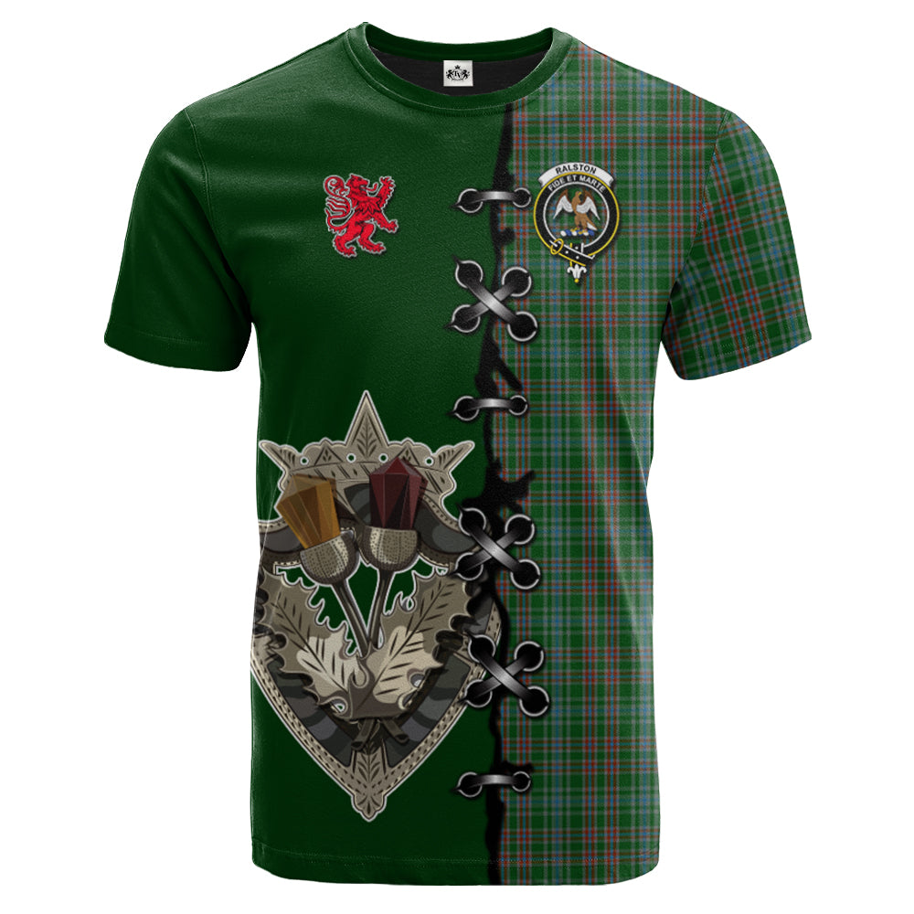 scottish-ralston-usa-clan-crest-tartan-lion-rampant-and-celtic-thistle-t-shirt