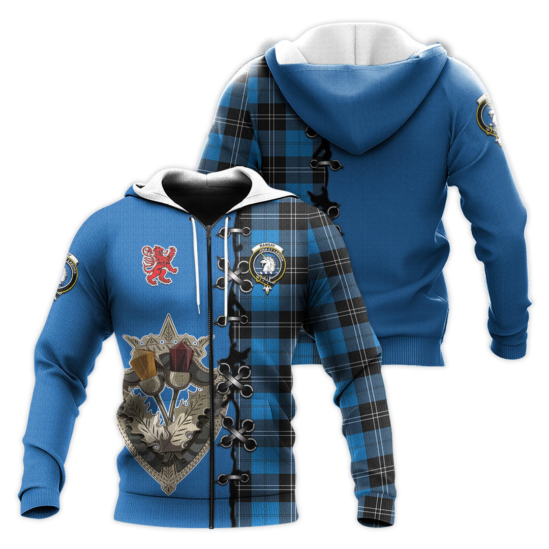 scottish-ramsay-blue-ancient-clan-crest-lion-rampant-anh-celtic-thistle-tartan-hoodie