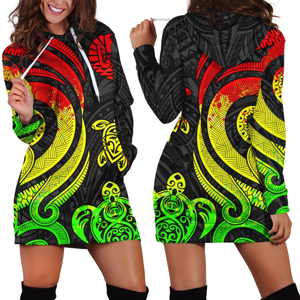 tahiti-women-hoodie-dress-reggae-tentacle-turtle