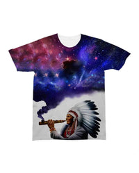 Native American Chief Galaxy All over T Shirt LT10 - Wonder Print Shop