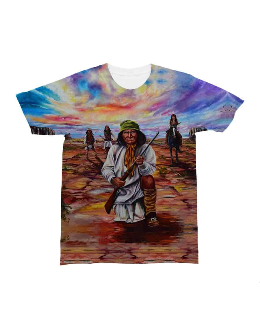 Native American Chief All over T Shirt LT10 - Wonder Print Shop