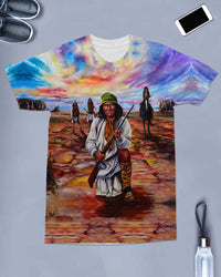 Native American Chief All over T Shirt LT10 - Wonder Print Shop