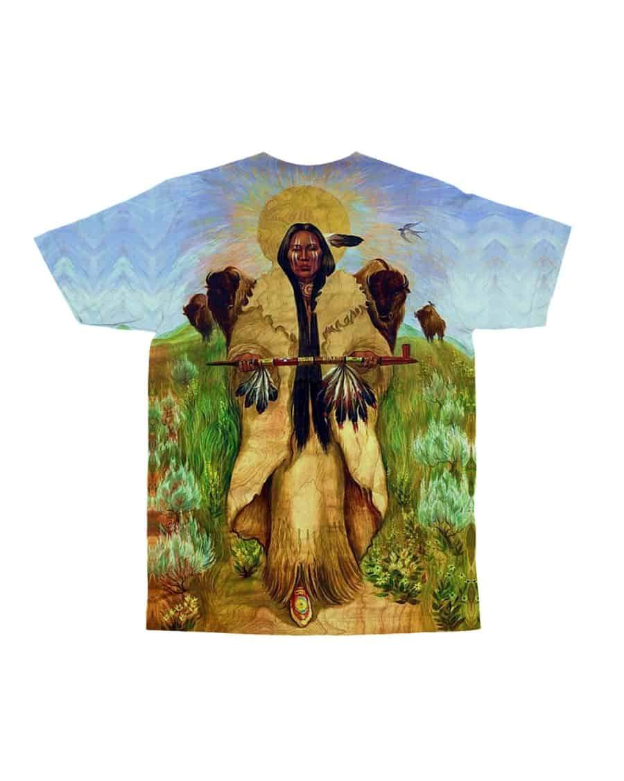 Native American Wakan Tanka and The Great Spirit All over T Shirt LT10 - Wonder Print Shop