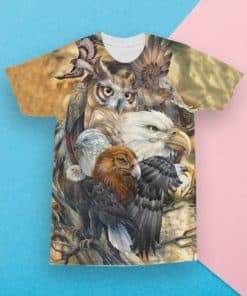 Native American Eagle Own Dream Catcher 3D T Shirt All over T Shirt LT10 - Wonder Print Shop