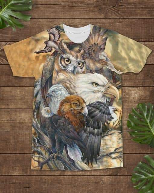 Native American Eagle Own Dream Catcher 3D T Shirt All over T Shirt LT10 - Wonder Print Shop