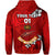 Custom Fiji Rewa Hoodie Rugby Union Unique Vibes Full Red, Custom Text And Number LT8 - Wonder Print Shop