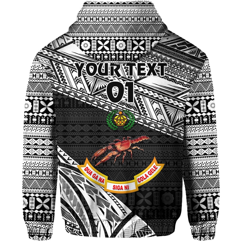 Custom Fiji Rewa Hoodie Rugby Union Special Version Black, Custom Text And Number LT8 - Wonder Print Shop