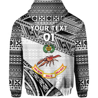 Custom Fiji Rewa Rugby Union Zip Hoodie Special Version White, Custom Text And Number LT8 - Wonder Print Shop
