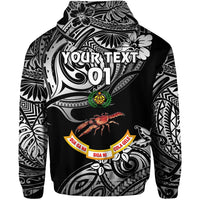Custom Fiji Rewa Rugby Union Zip Hoodie Unique Vibes Black, Custom Text And Number LT8 - Wonder Print Shop