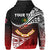 Custom Fiji Rewa Hoodie Rugby Union Unique Version Red LT8 - Wonder Print Shop