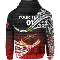 Custom Fiji Rewa Rugby Union Zip Hoodie Unique Version Red, Custom Text And Number LT8 - Wonder Print Shop