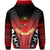 Custom Fiji Rewa Rugby Union Zip Hoodie Tapa Style Red LT8 - Wonder Print Shop