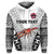 Custom Fiji Rewa Hoodie Rugby Union Tapa Style White LT8 - Wonder Print Shop