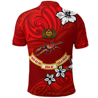 Fiji Rewa Rugby Union Polo Shirt Unique Vibes Full Red LT8 - Wonder Print Shop
