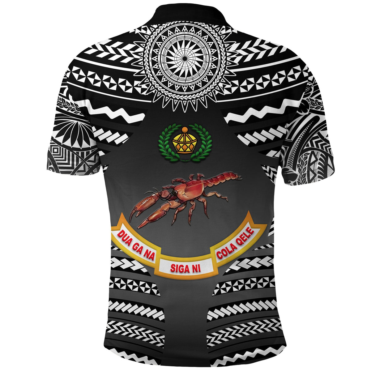 Custom Fiji Rewa Rugby Union Polo Shirt Creative Style Black LT8 - Wonder Print Shop