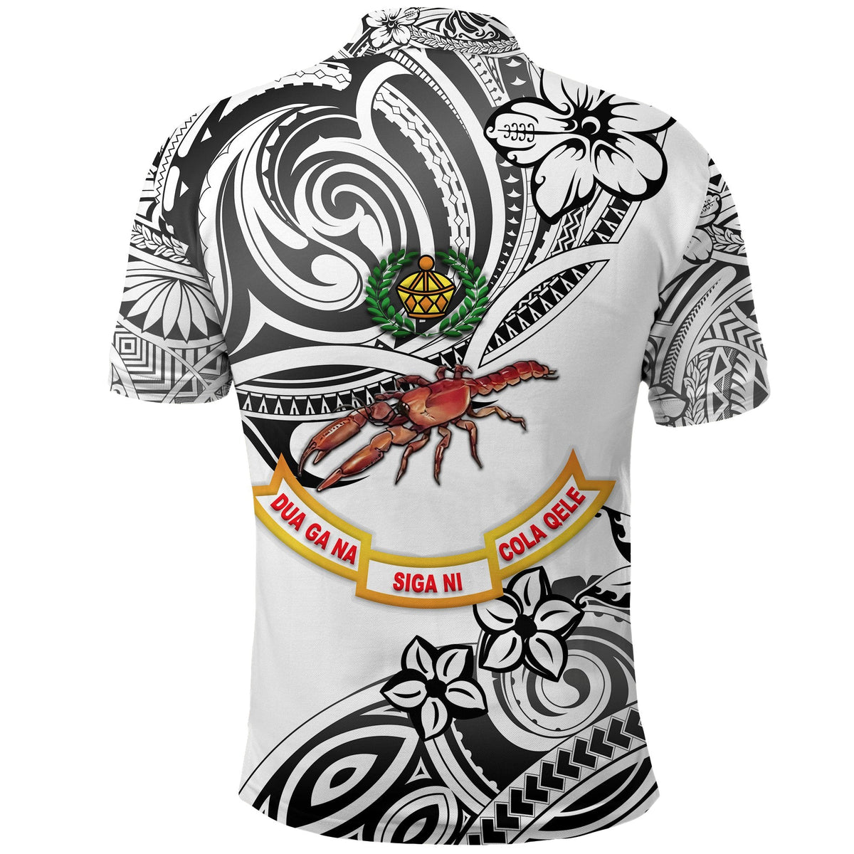 Custom Fiji Rewa Rugby Union Polo Shirt Unique Vibes White LT8 - Wonder Print Shop