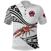 Custom Fiji Rewa Rugby Union Polo Shirt Unique Version White, Custom Text And Number LT8 - Wonder Print Shop