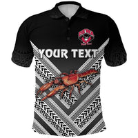 Custom Fiji Rewa Rugby Union Polo Shirt Creative Style Black NO.1 LT8 - Wonder Print Shop