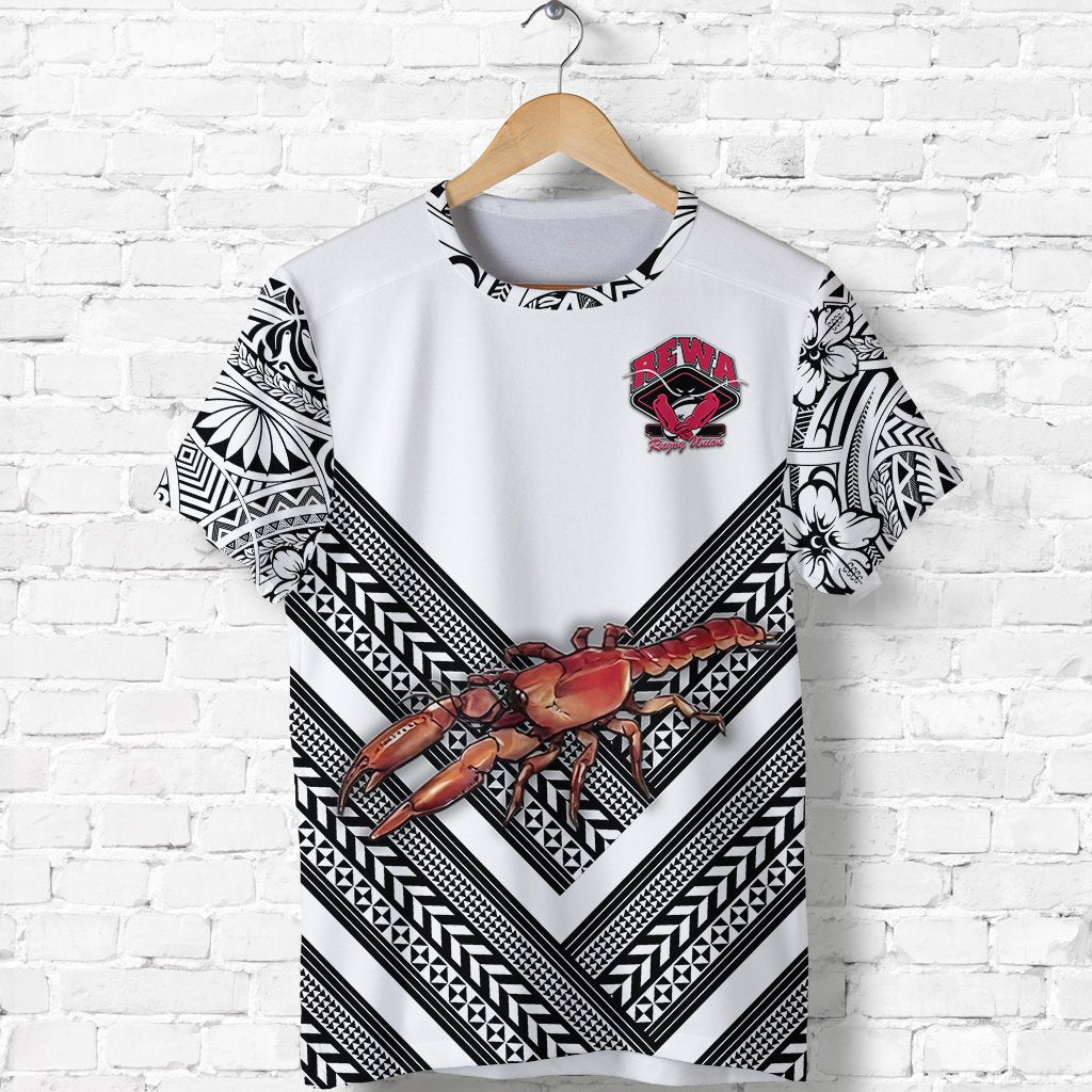 Custom Fiji Rewa Rugby Union T Shirt Creative Style White, Custom Text And Number LT8 - Wonder Print Shop