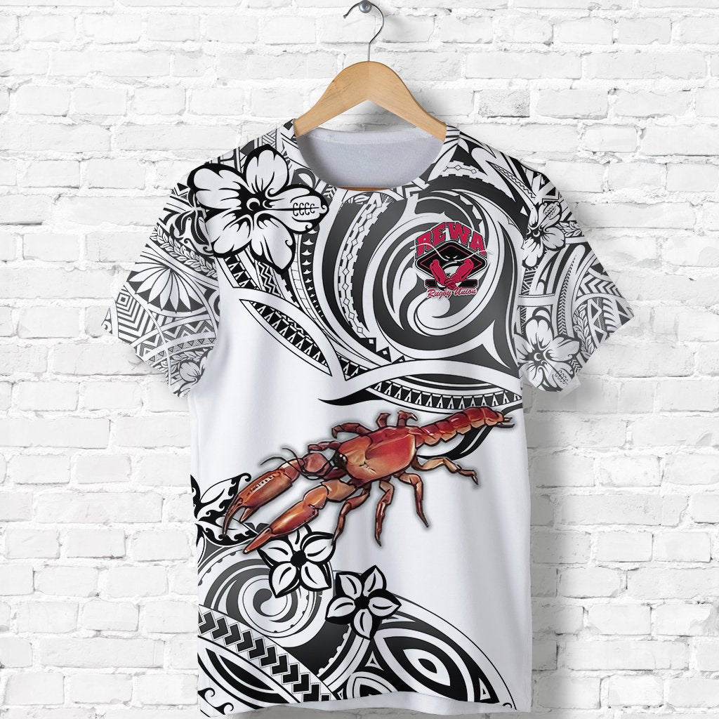 Custom Fiji Rewa Rugby Union T Shirt Unique Vibes White, Custom Text And Number LT8 - Wonder Print Shop