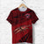 Custom Fiji Rewa Rugby Union T Shirt Special Version Red No.1, Custom Text and Number LT8 - Wonder Print Shop