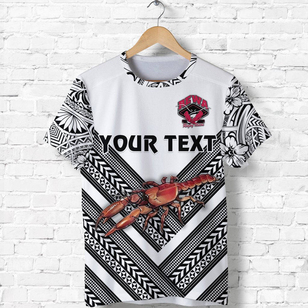 Custom Fiji Rewa Rugby Union T Shirt Creative Style White LT8 - Wonder Print Shop