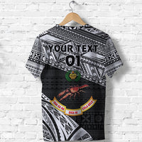 Custom Fiji Rewa Rugby Union T Shirt Special Version Black, Custom Text And Number LT8 - Wonder Print Shop