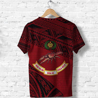 Custom Fiji Rewa Rugby Union T Shirt Special Version Red No.1 LT8 - Wonder Print Shop