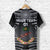 Custom Fiji Rewa Rugby Union T Shirt Creative Style Black No.1, Custom Text and Number LT8 - Wonder Print Shop