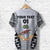 Custom Fiji Rewa Rugby Union T Shirt Tapa Style White, Custom Text And Number LT8 - Wonder Print Shop