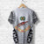 Custom Fiji Rewa Rugby Union T Shirt Tapa Style White LT8 - Wonder Print Shop