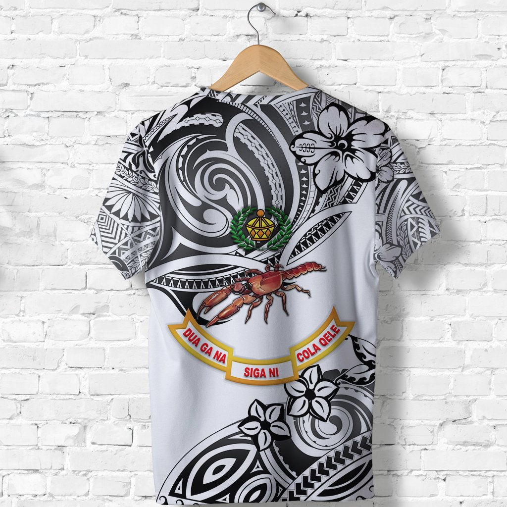 Custom Fiji Rewa Rugby Union T Shirt Unique Vibes White LT8 - Wonder Print Shop