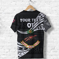 Custom Fiji Rewa Rugby Union T Shirt Unique Version Black, Custom Text And Number LT8 - Wonder Print Shop
