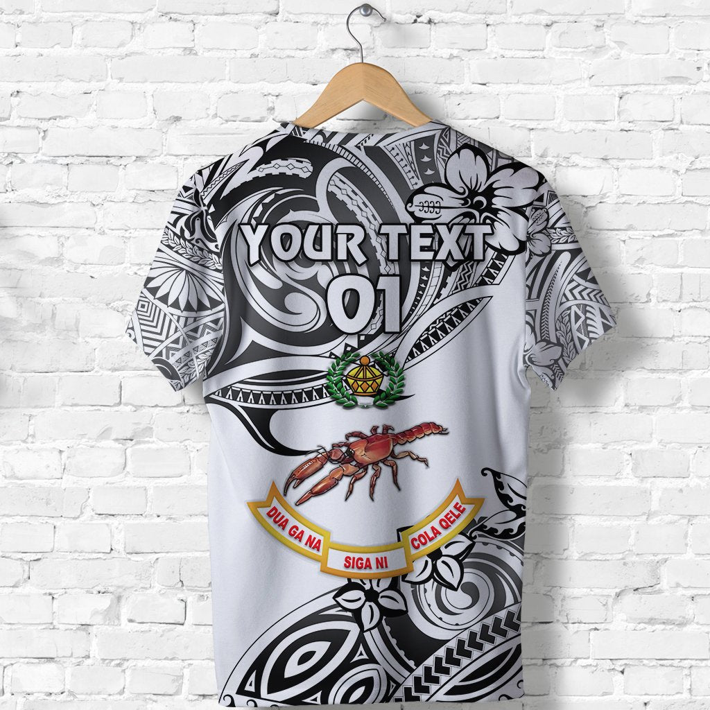 Custom Fiji Rewa Rugby Union T Shirt Unique Vibes White, Custom Text And Number LT8 - Wonder Print Shop