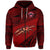 Custom Fiji Rewa Rugby Union Zip Hoodie Special Version Red NO.1, Custom Text And Number LT8 - Wonder Print Shop