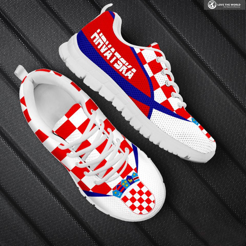 (Hrvatska) Croatia Active Sneakers (Shoes) - Wonder Print Shop