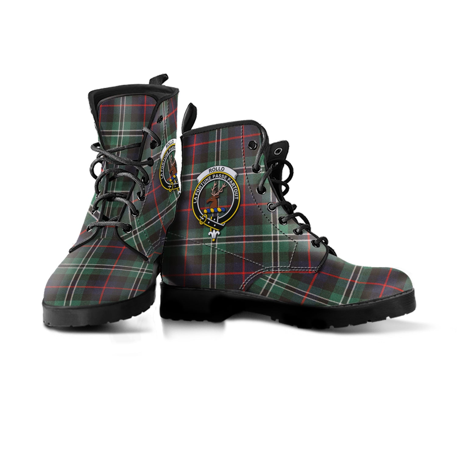 scottish-rollo-hunting-clan-crest-tartan-leather-boots
