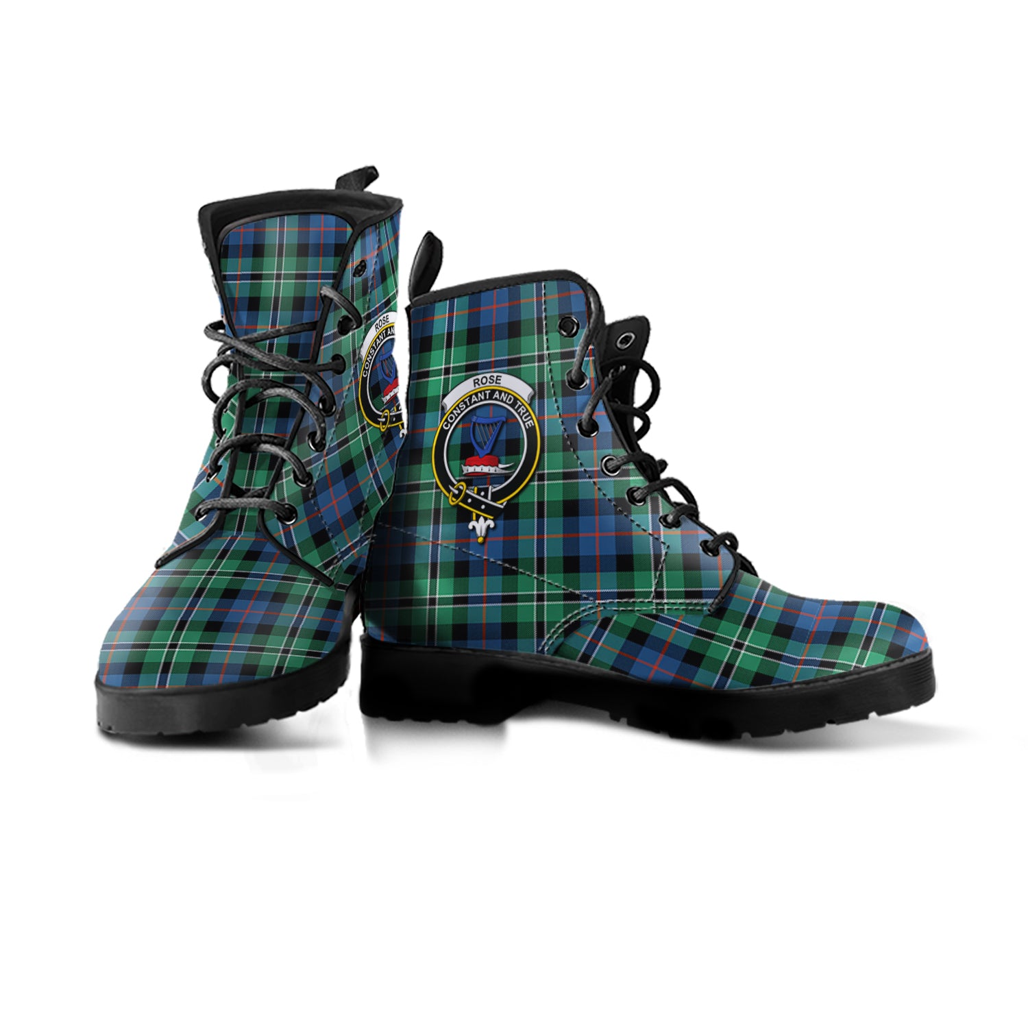 scottish-rose-hunting-ancient-clan-crest-tartan-leather-boots